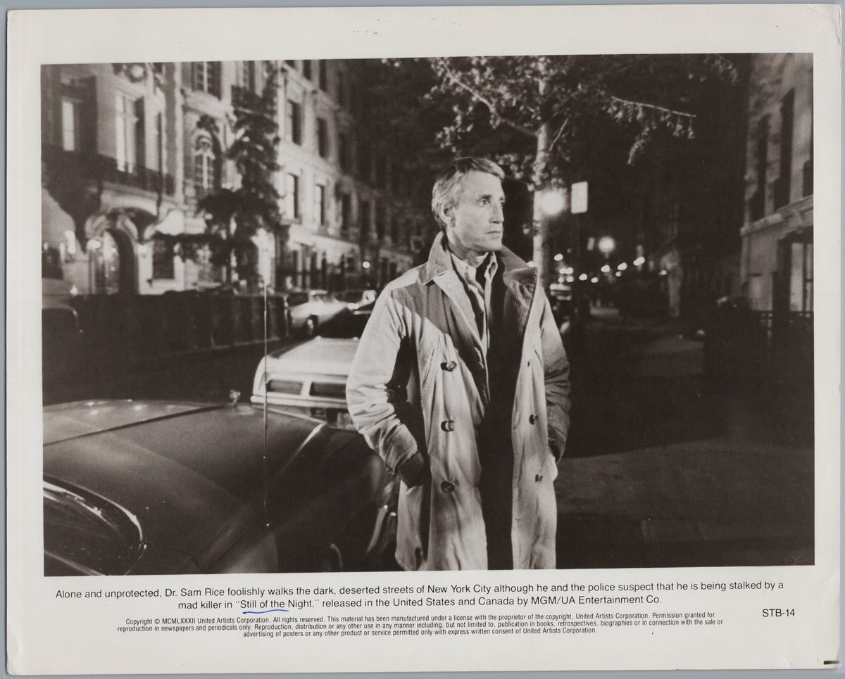 Still of the Night — Dr. Sam Rice Street Scene — front