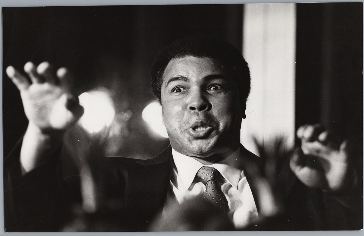Expressive Portrait of a Man Gesturing — front