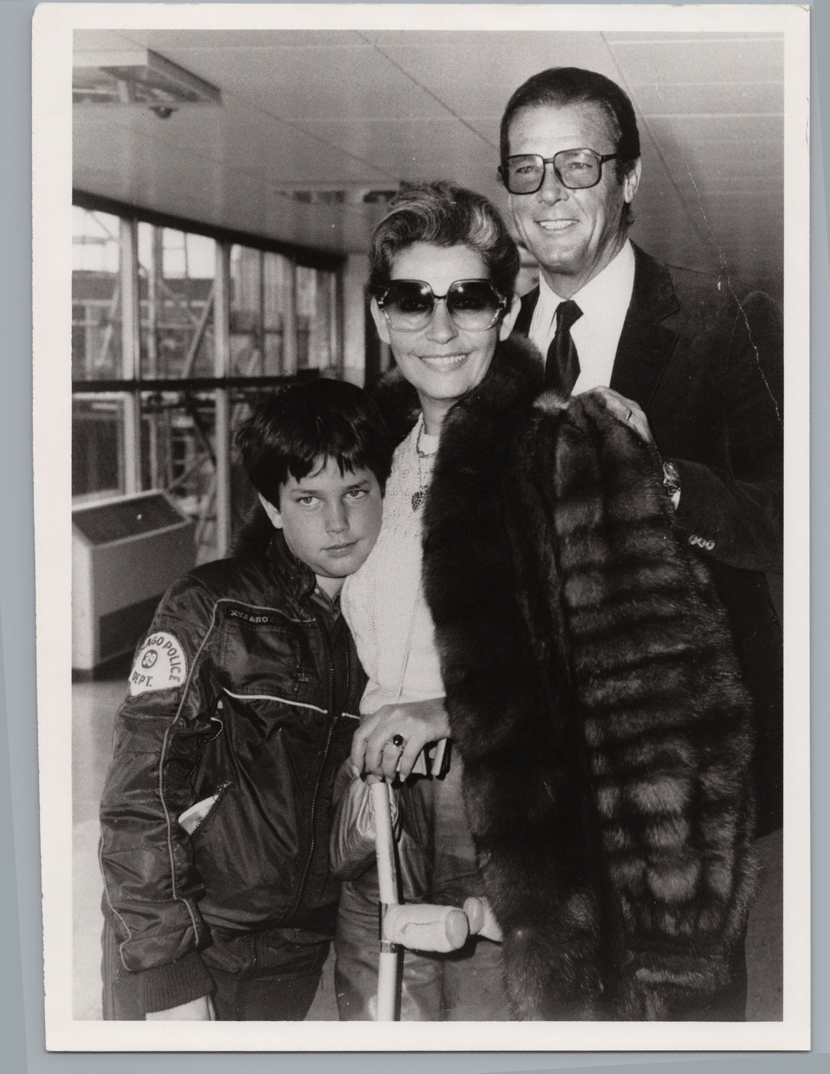 Roger and Luisa Moore with Their Son Christian — front