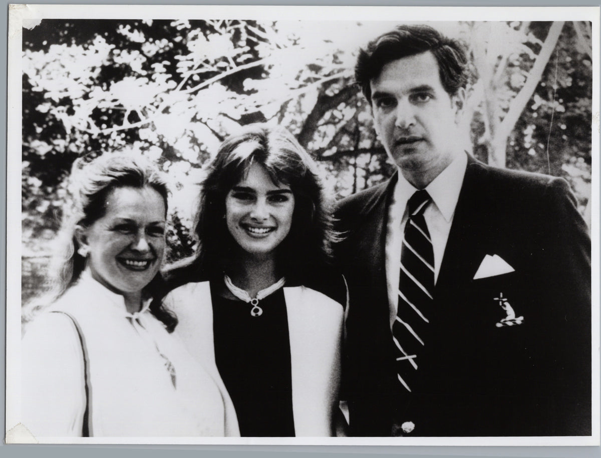 Brooke Shields with Her Parents — front