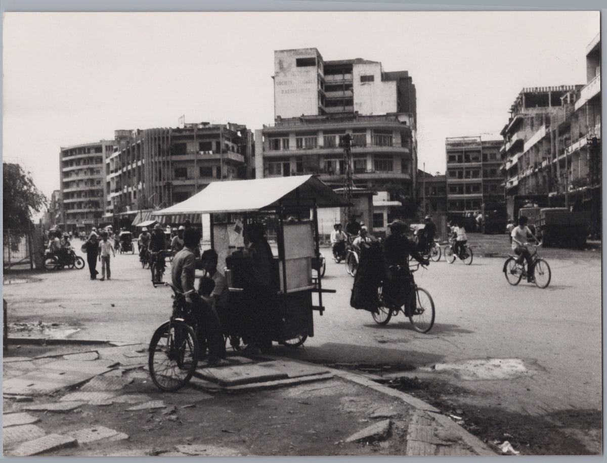 Phnom Penh Street Traffic after the Khmer Rouge Era — front