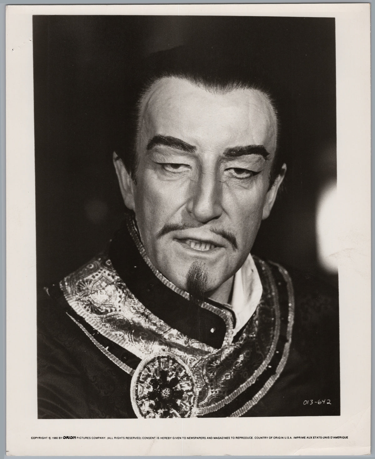 Costumed Screen Portrait with an Ornate Collar — front