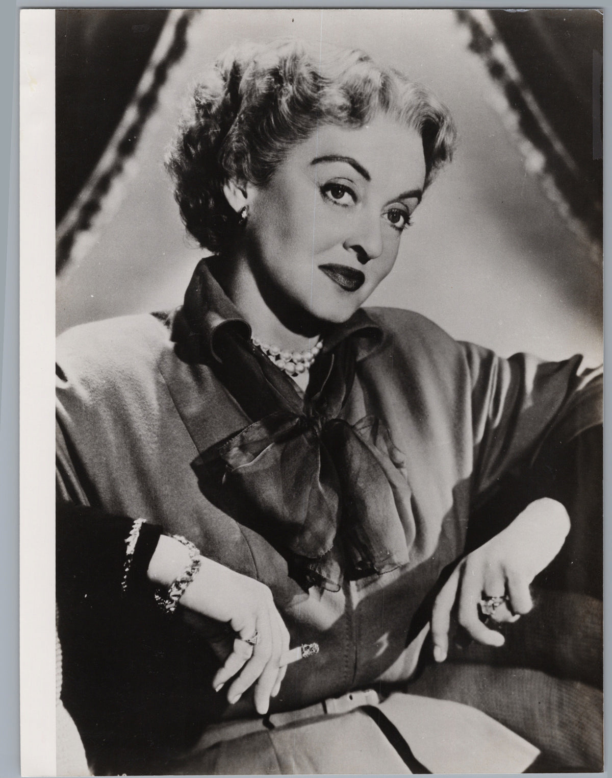 Bette Davis — Glamorous Studio Portrait — front